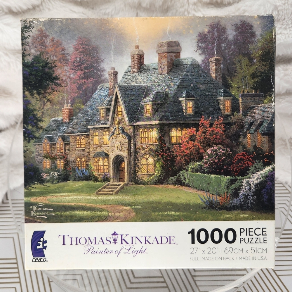 Thomas Kinkade Lakeside Manor 1000 Piece Puzzle
